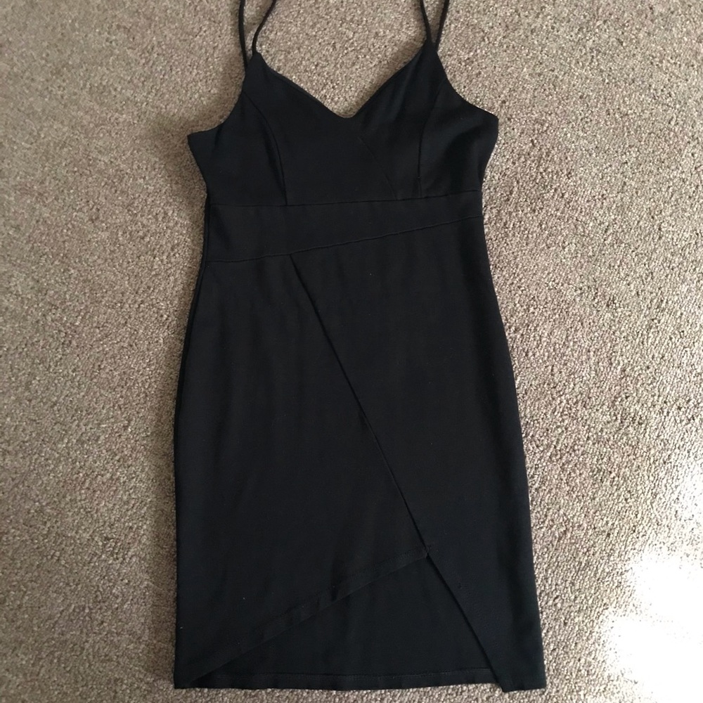 Black Dress with Slit